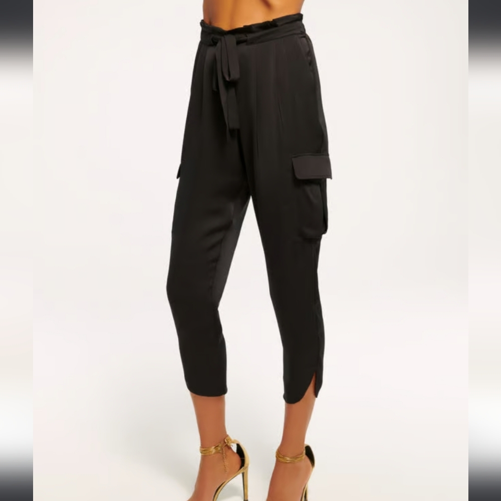 Ramy Brook | Satin Pocket Allyn Pant Small